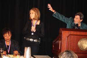 Gloria Steinem and Eleanor Pam