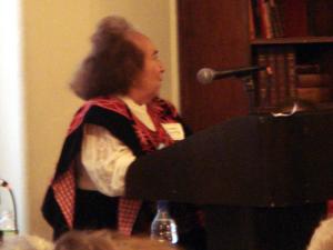 Gracia at the Podium