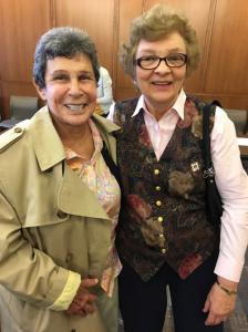 President Eleanor Pam & Mary Ann Lupa