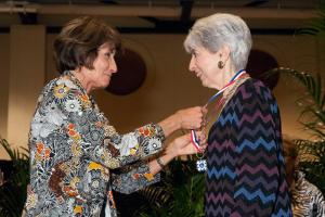 Sheila Tobias & President, Rita Bornstein
